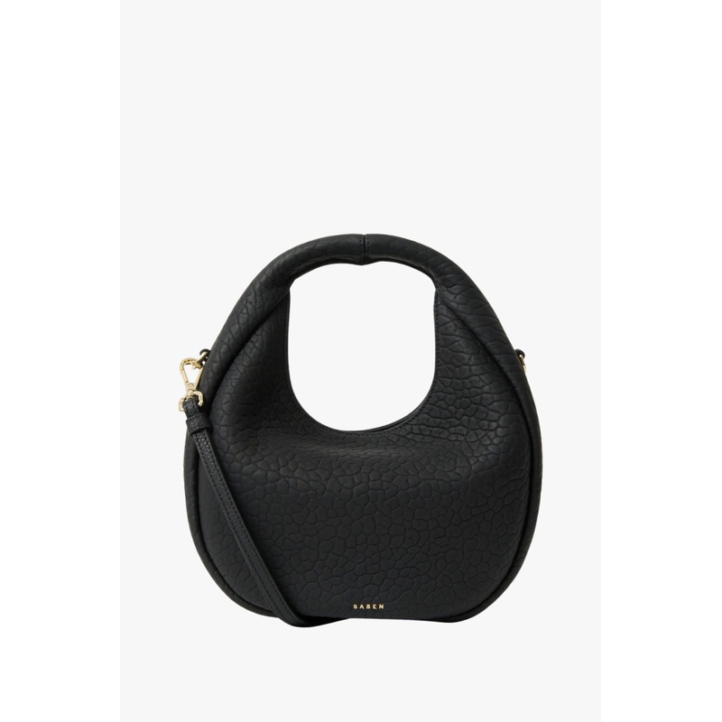 Halle Black Bubble Mini Bag