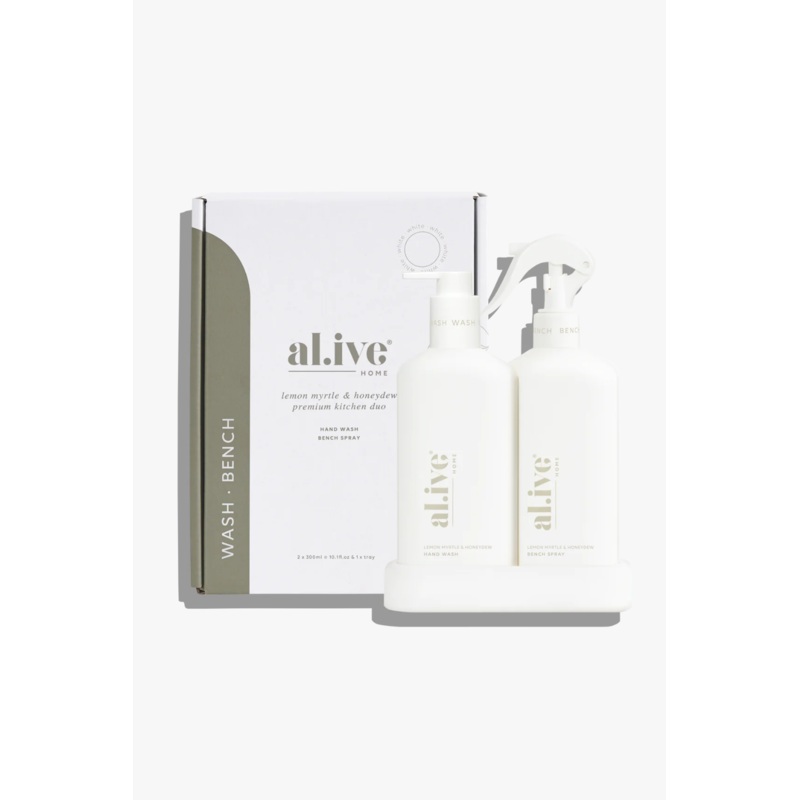 Lemon Myrtle + Honeydue White Kitchen 300ml Duo