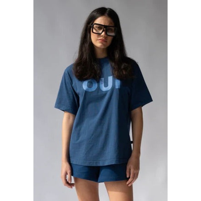 Parisenne Oui Estate Blue Tee