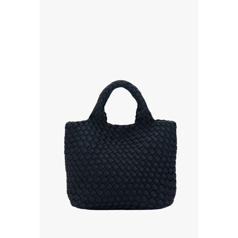 Reeva Black Woven Mini Bag