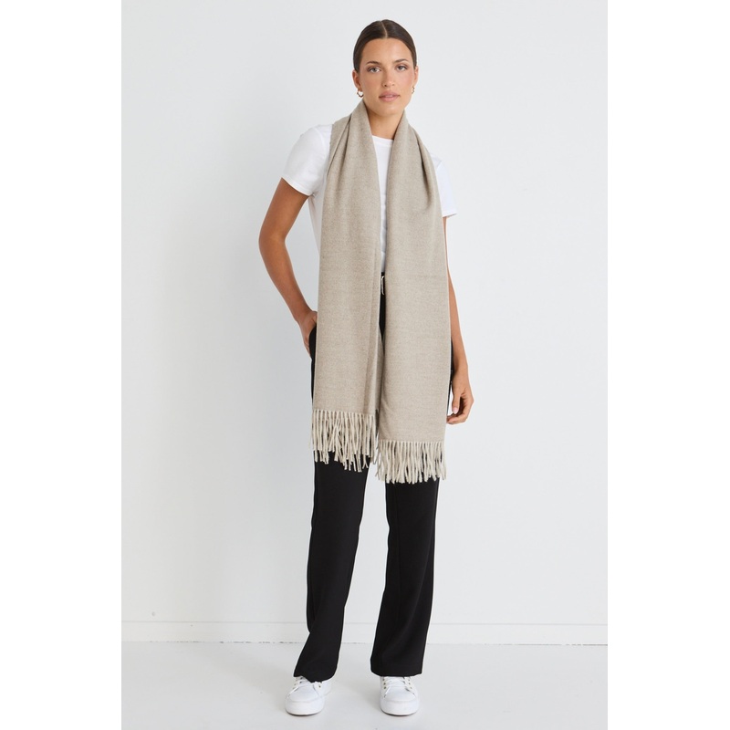 Simple Moss Winter Scarf