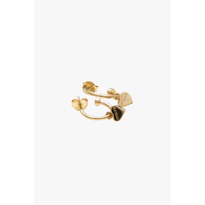 Stolen Heart Anchor Sleeper Earrings18ct Gold Plated