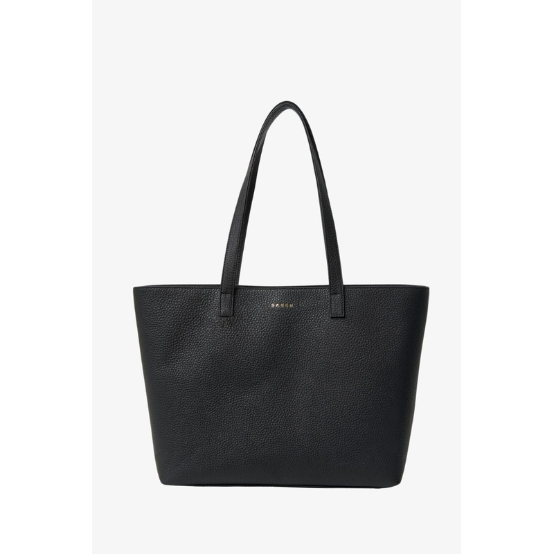 Tilbury Black + Midnight Blue Leather Shoulder Bag