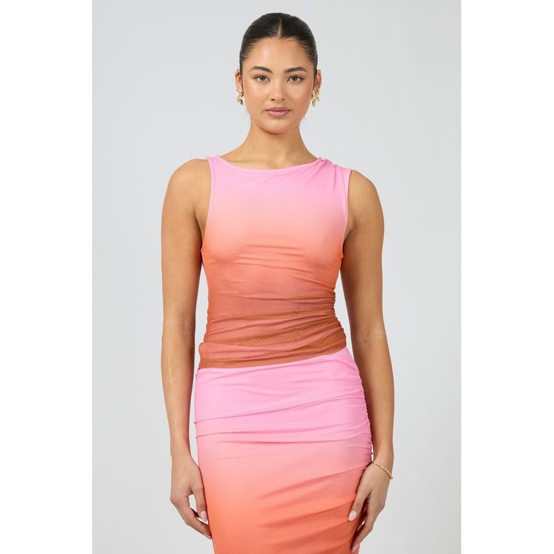 Camilla Sunset Pink Tank Top