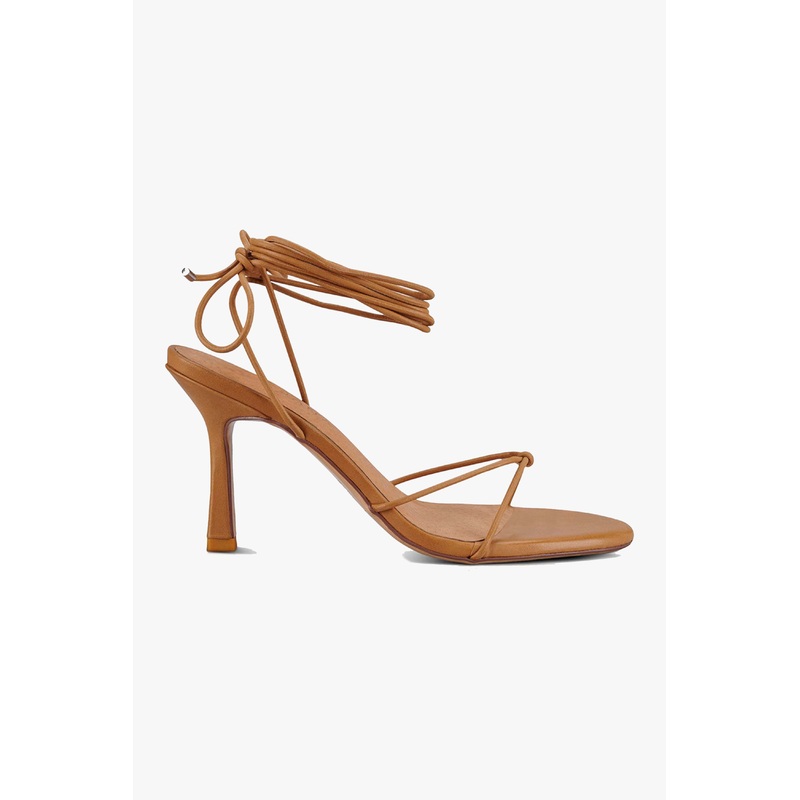 Honey Tan Ankle Strap Heel