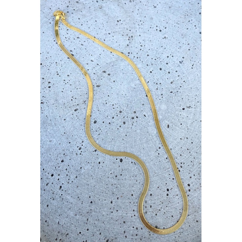 Axel Snake Chain Gold Necklace