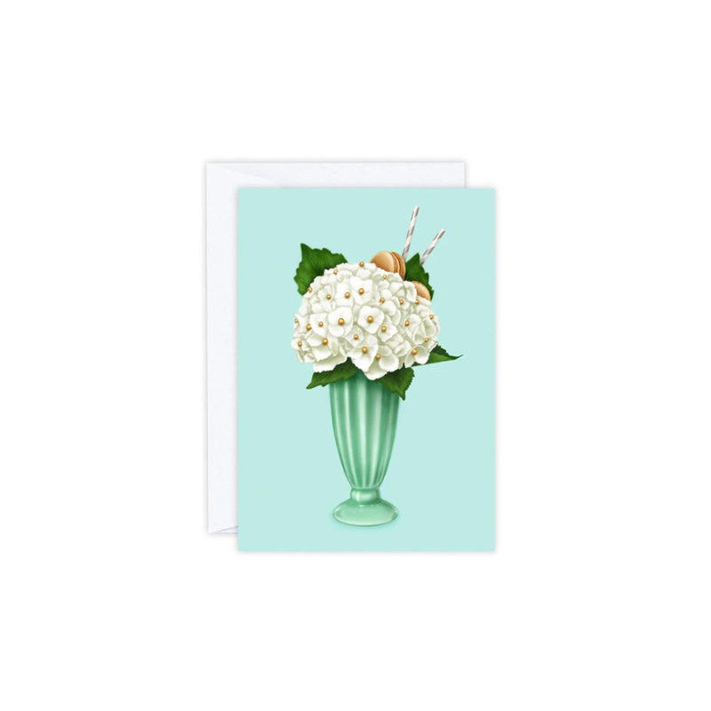 Hokey Pokey Hydrangea Greeting Card