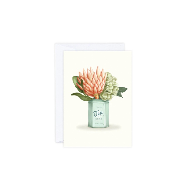 Pro-Tea Greeting Card