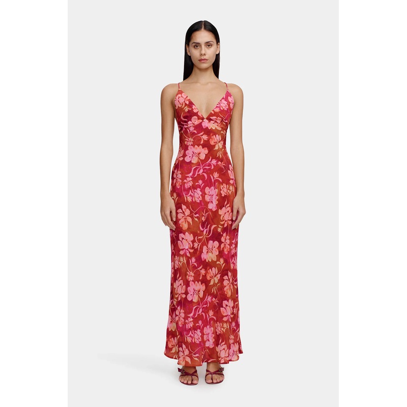Alonso Cherrybomb Strappy Slip Maxi Dress