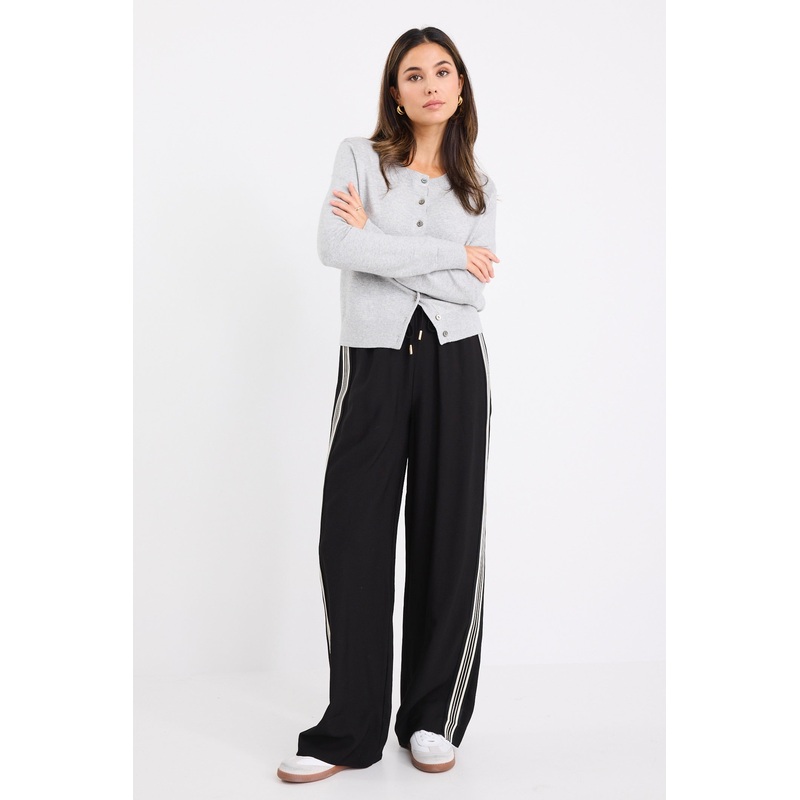Autograph Light Grey Marle Cashmere Blend Crewneck Cardigan