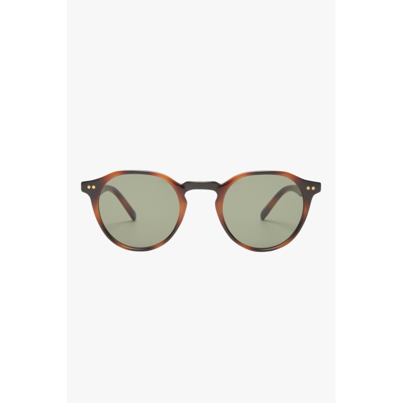 Galavant Tort Round Green Mono Lens Sunglasses
