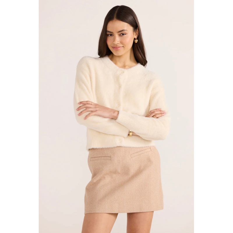 Rowan Ivory Fluffy Cardigan