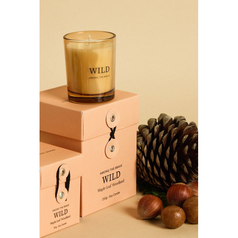 Wild Maple Leaf Woodland 60g Soy Candle