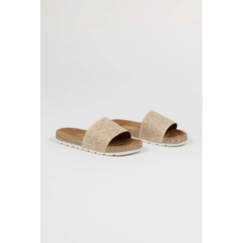 Dream Natural Raffia Slide