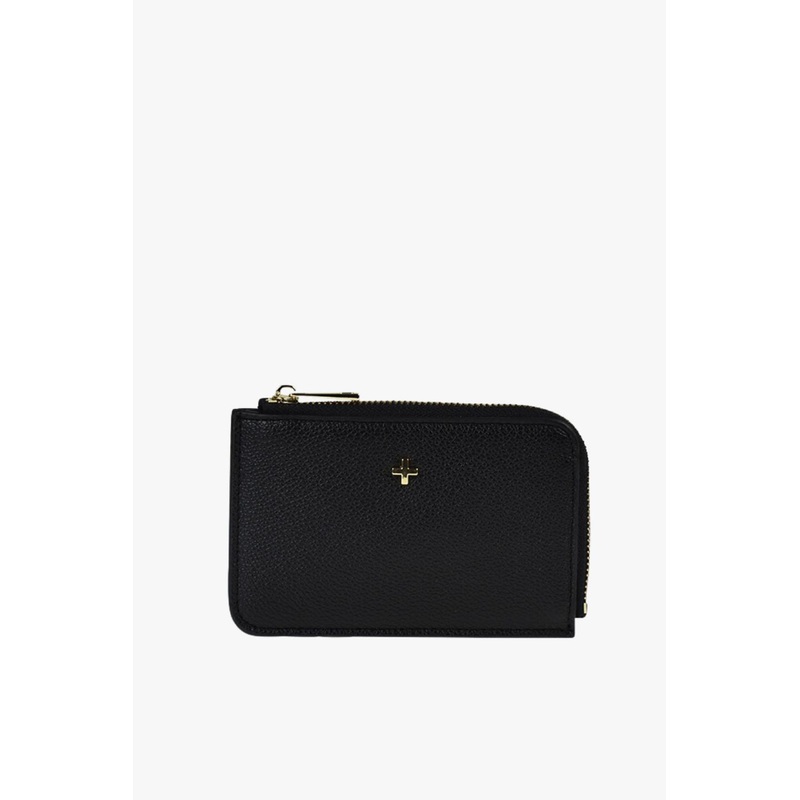 Fitz Black Pebble Vegan Leather Card Holder