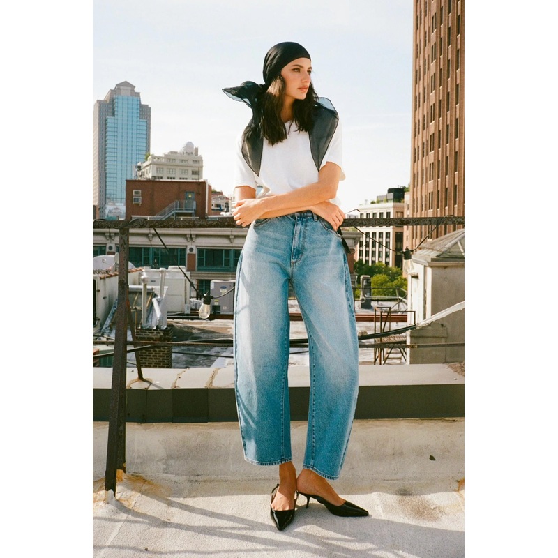 Gigi Brad Blue Barrel Jean