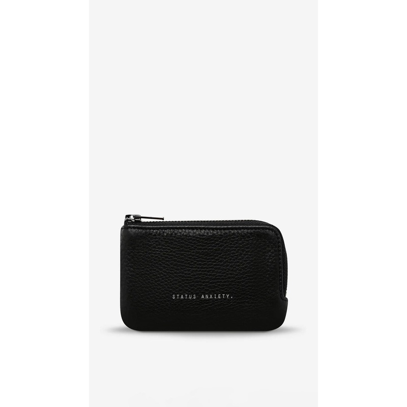 Left Behind Black Leather Pouch