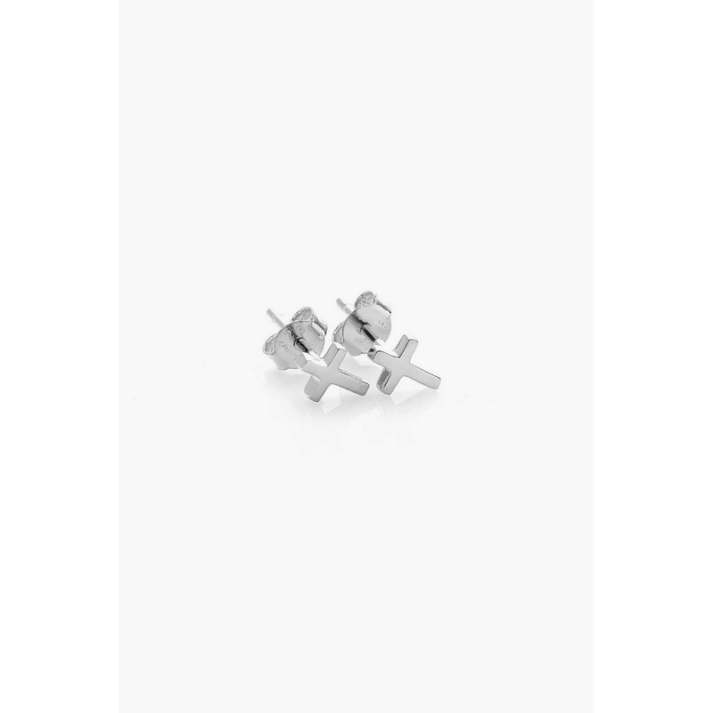 Tiny Stolen Cross Earrings EOL