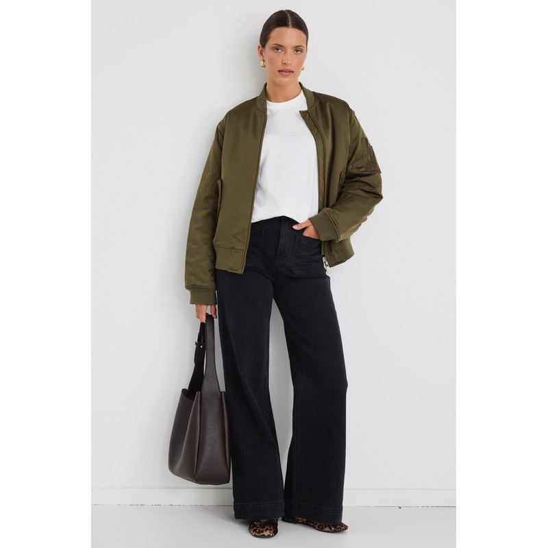 Aviation Khaki MA1 Bomber Jacket