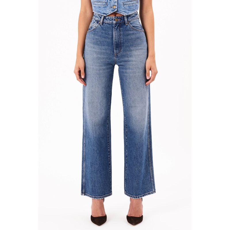 Heidi Seattle Blue High Rise Denim Jean