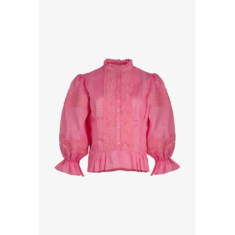 Lace Age Pink Blouse