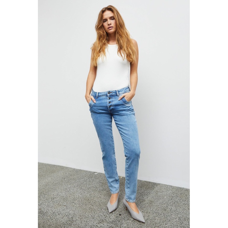 Melina Loose Fit Blue Denim Jean