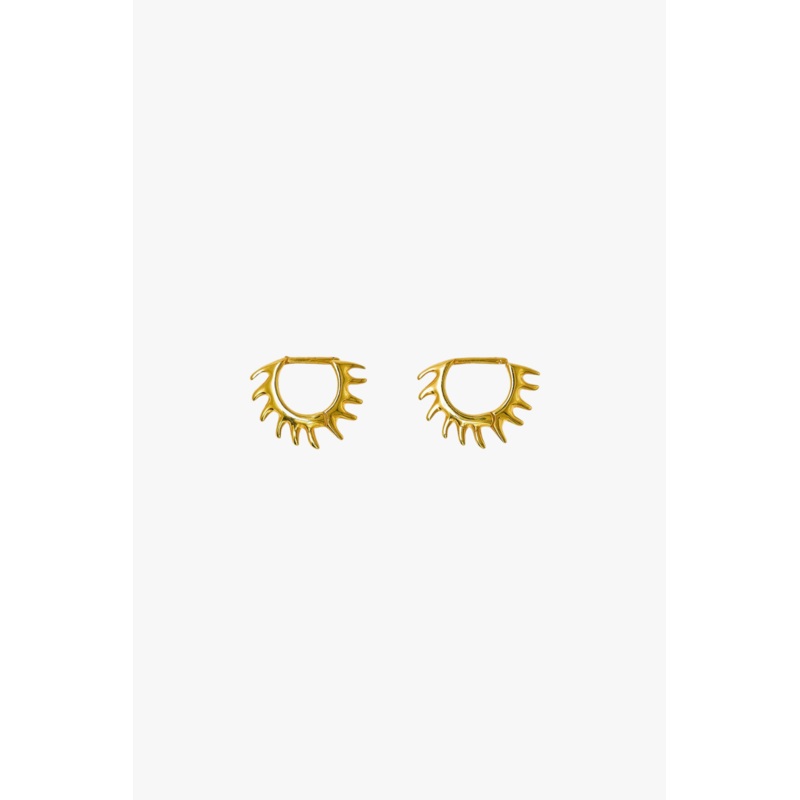 Mini Solida 18k Gold Plated Hoop Earrings