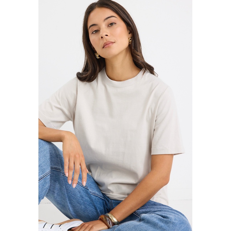 Street Stone Crew Neck Short Sleeved Boxy SS Tee