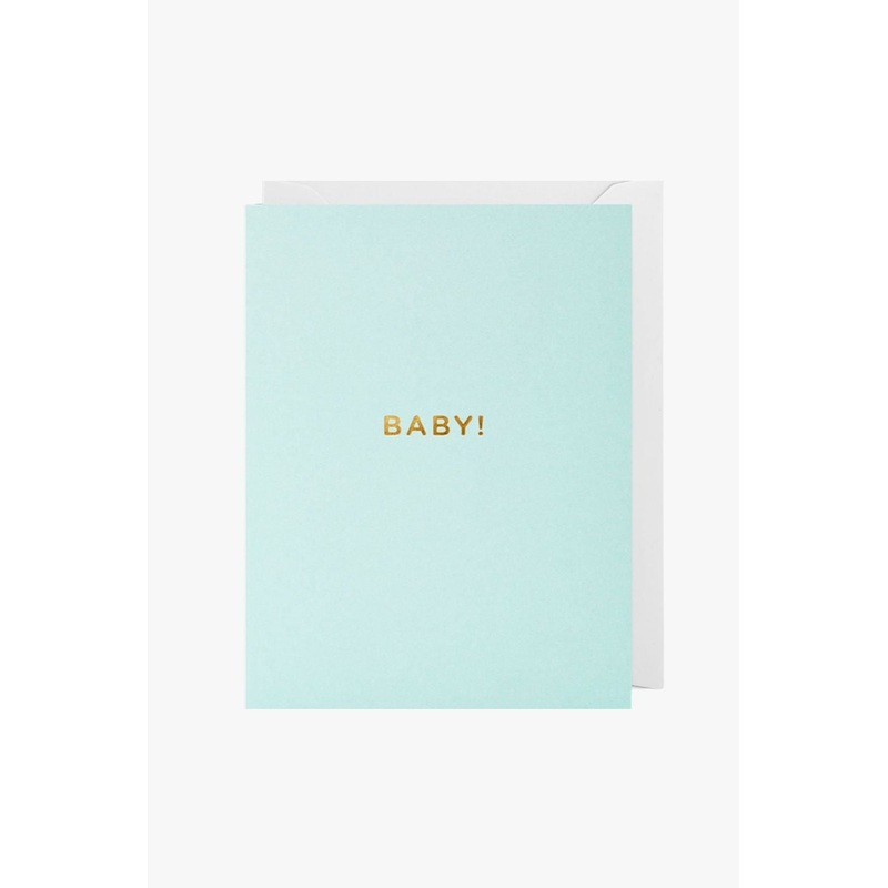 Baby Mini Blue Greeting Card