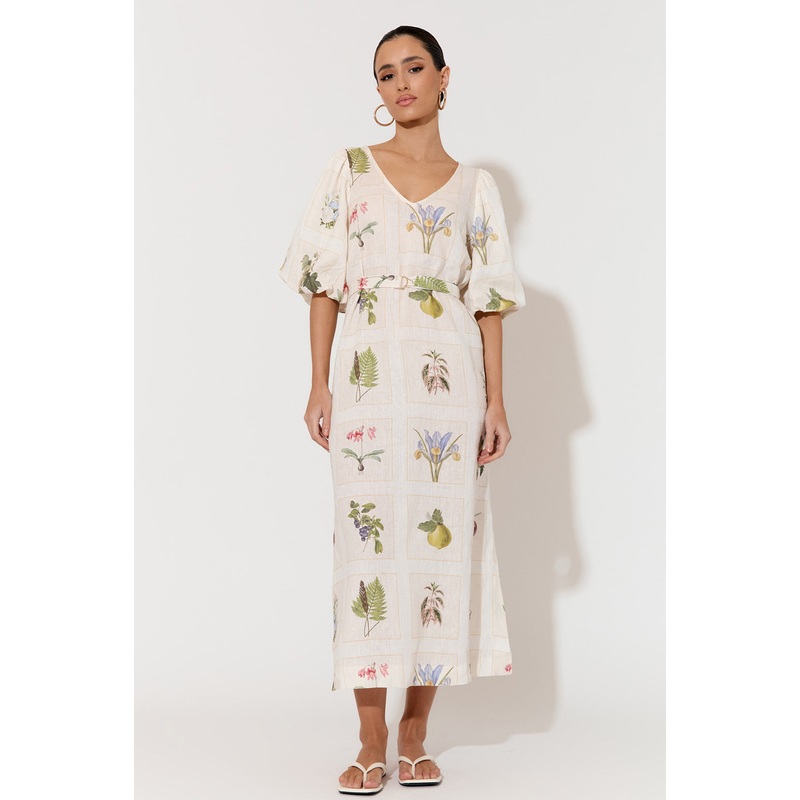 Bailee Botanical Print Belle Dress