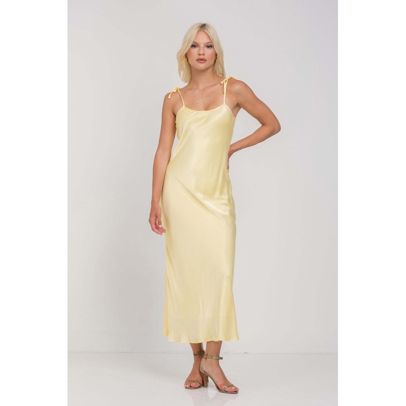 Bow Sunset Love Tie Slip Dress