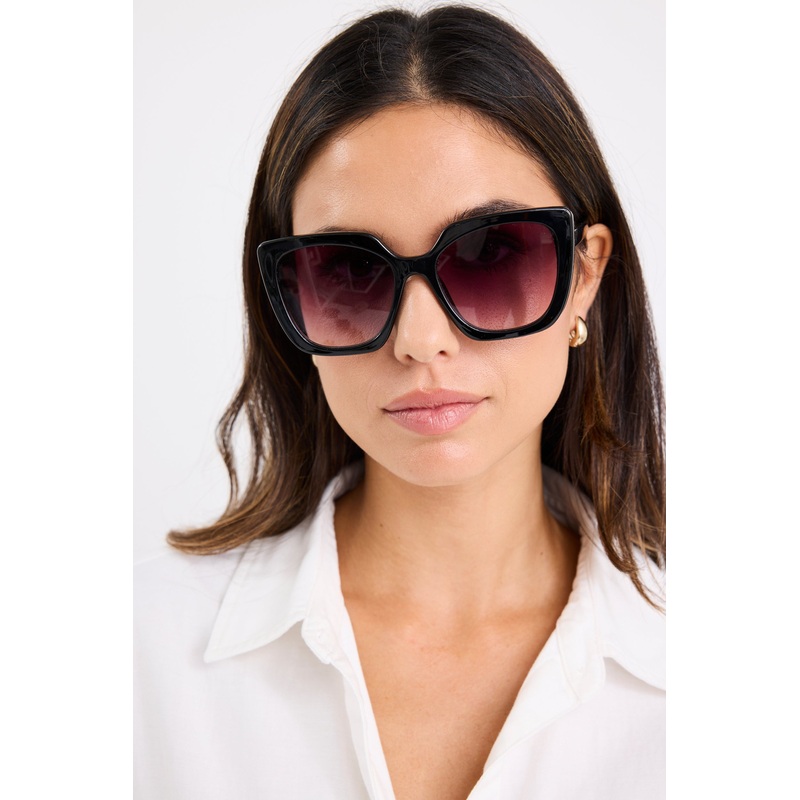 Chicago Black Smoke Lens Sunglasses