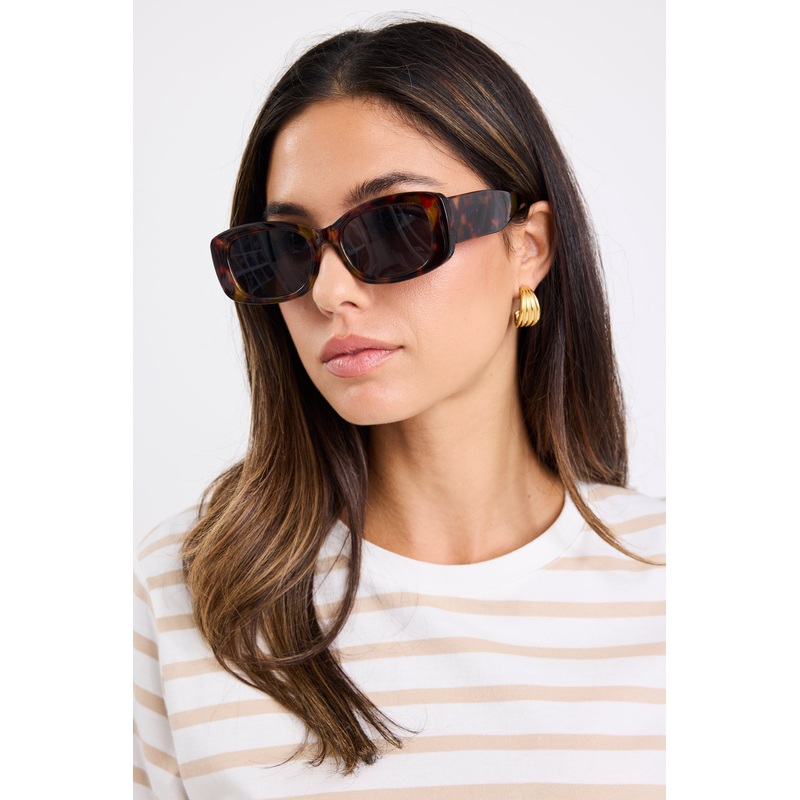 Dominica Tort Smoke Sunglasses