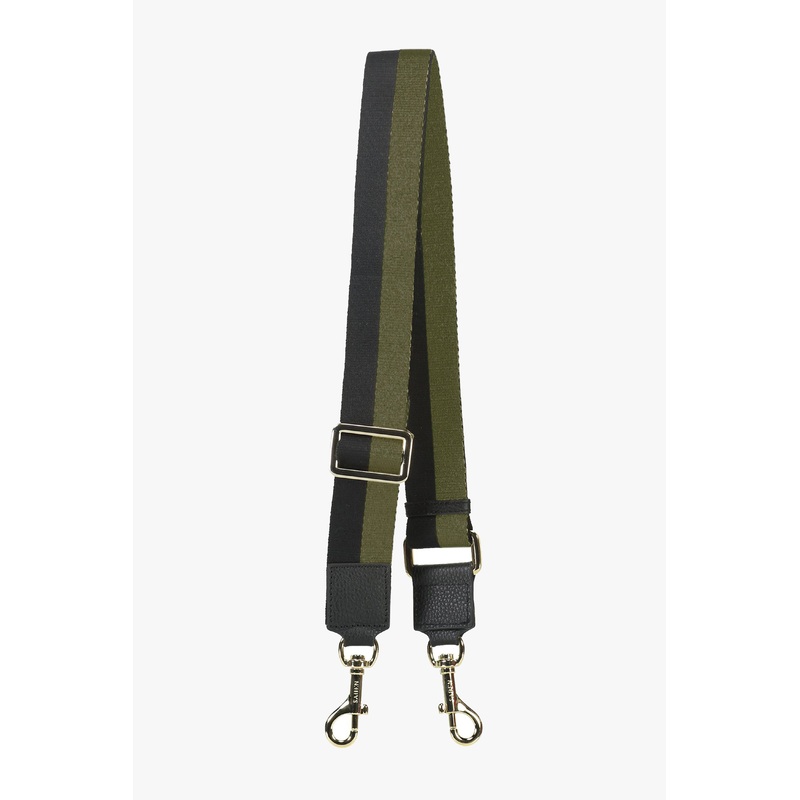 Feature Black + Khaki Bag Strap
