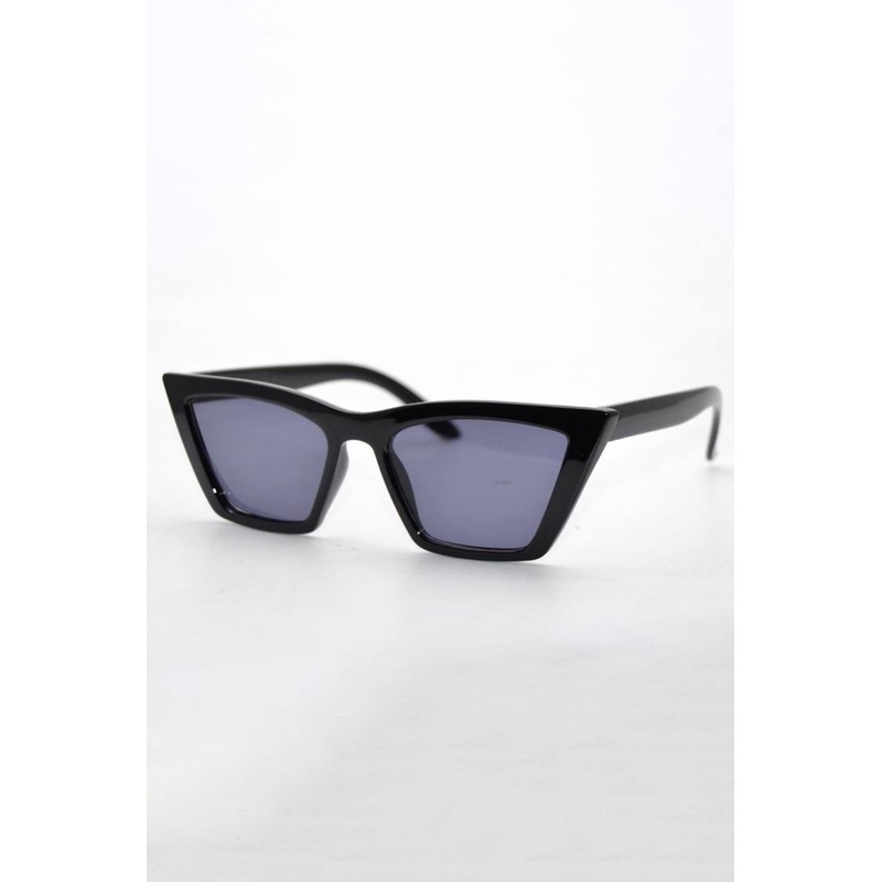Lizette Black Frame with Smoke Lens Sunglasses