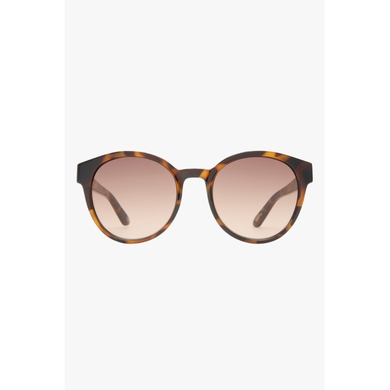 Paramount Round Milky Tort Brown Gradient Lens Sunglasses