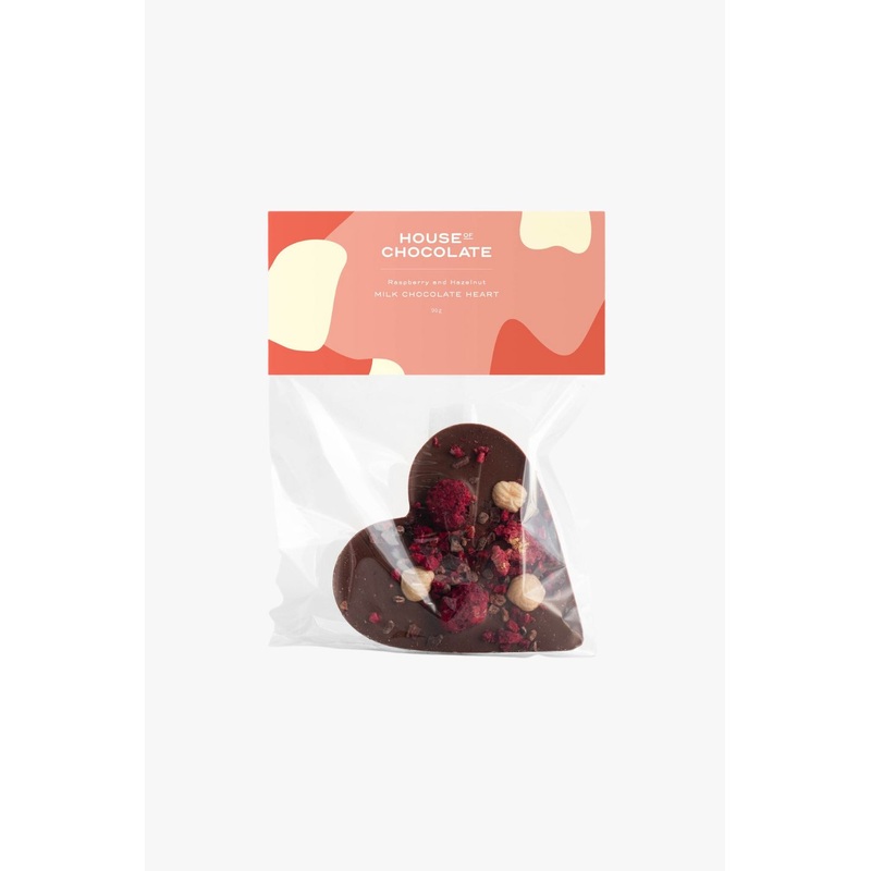 Raspberry Hazelnut Chocolate Heart