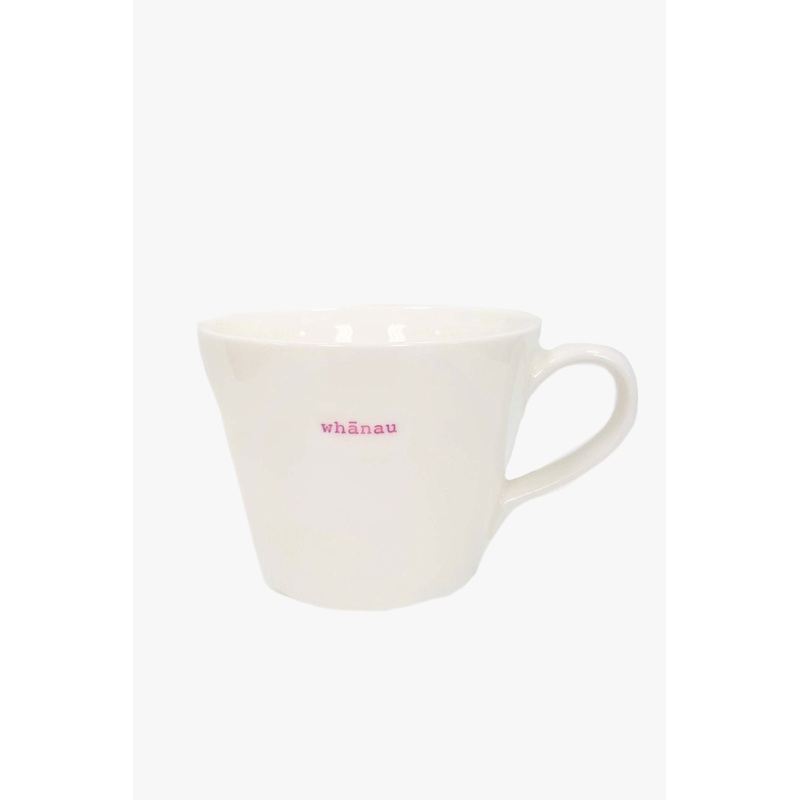 Whanau White Bucket 350ml Mug
