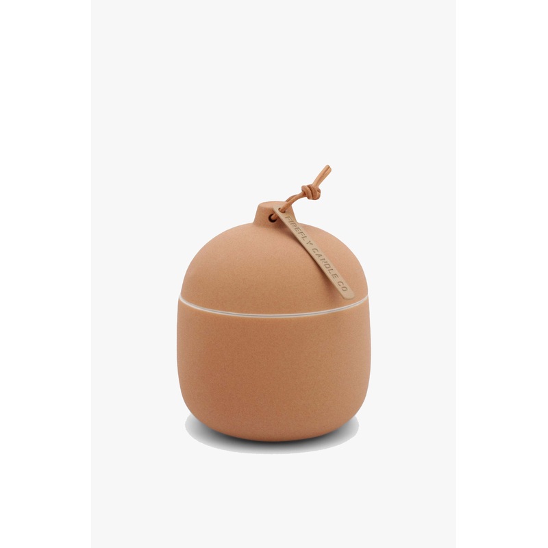 Keepsake Amberwood 113g Small with Lid Ceramic Candle