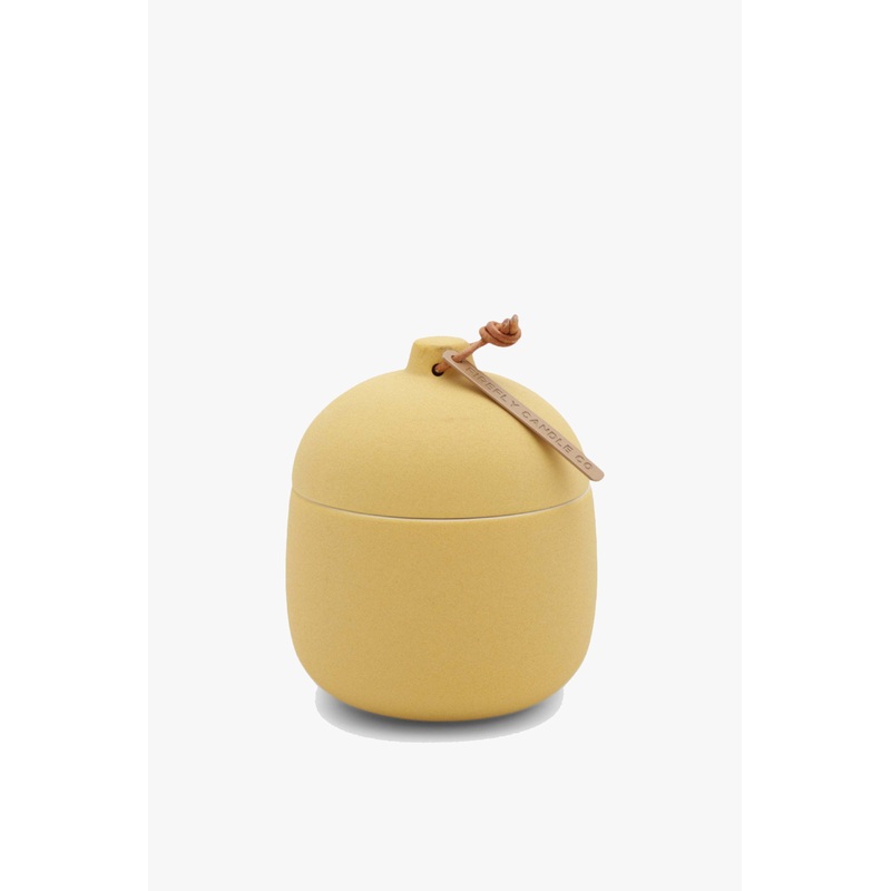 Keepsake Lemon + Hibiscus 113g Small with Lid Ceramic Candle