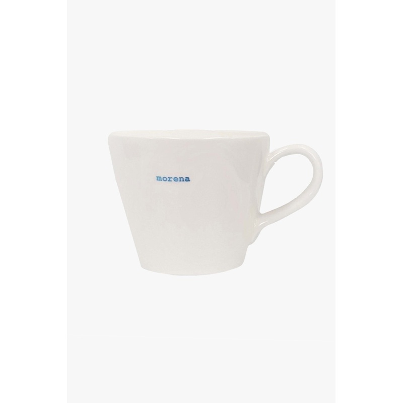 Morena White Bucket 350ml Mug