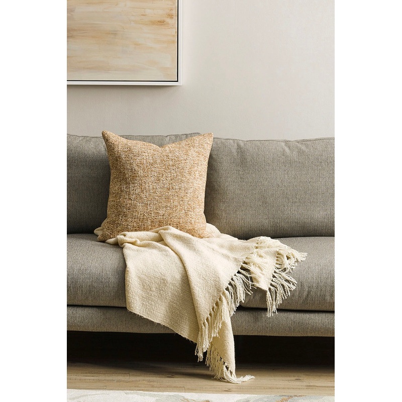 Serenade Neutral Acrylic 125x150cm Throw