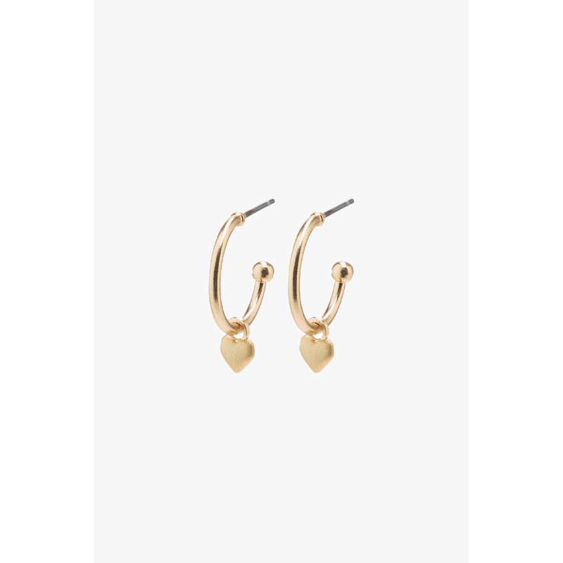 Sophia Heart Sleeper Stud EOL Earrings Gold