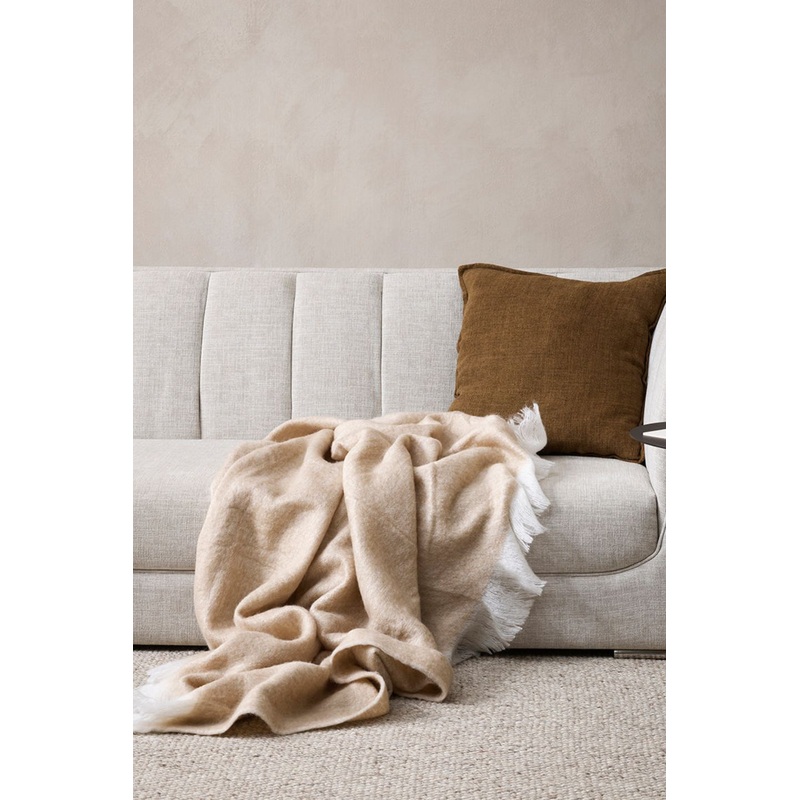 Sorrento Clay Pink Super Soft 125x150cm Throw