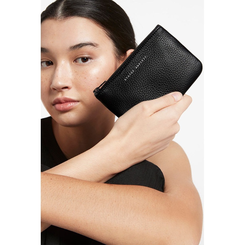 Change It All Leather Black Purse