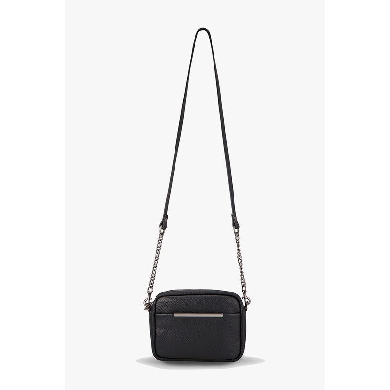 Cult Crossbody with Chain Black Bag