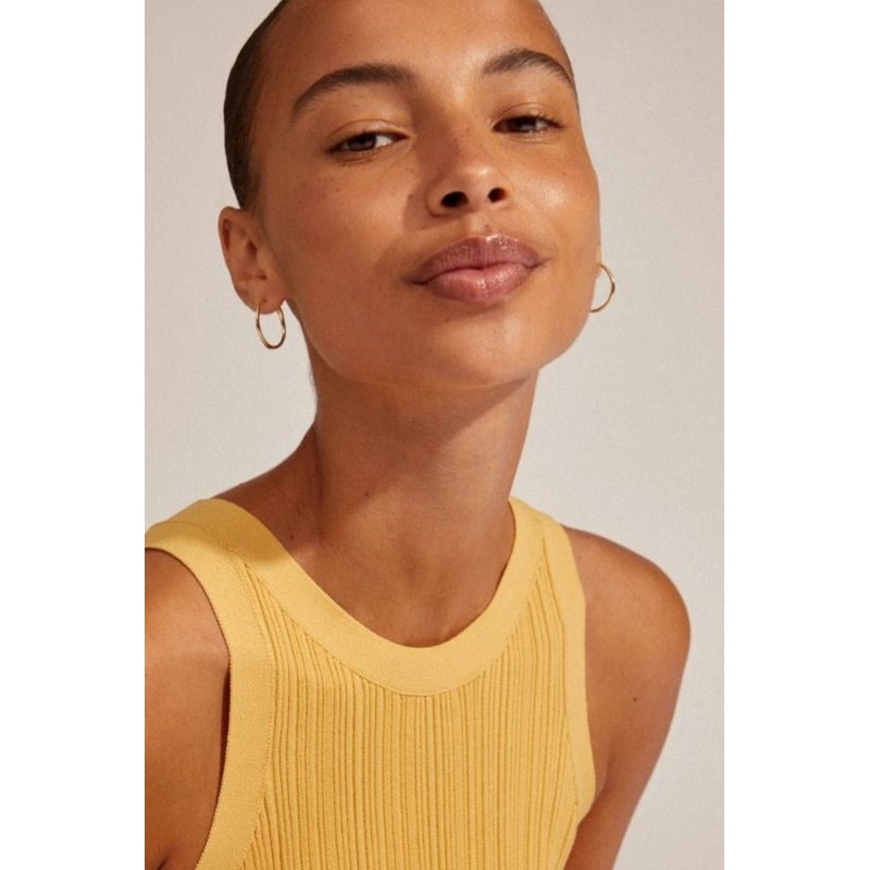 Eanna Large Hoops Recycled Gold Plated Earrings