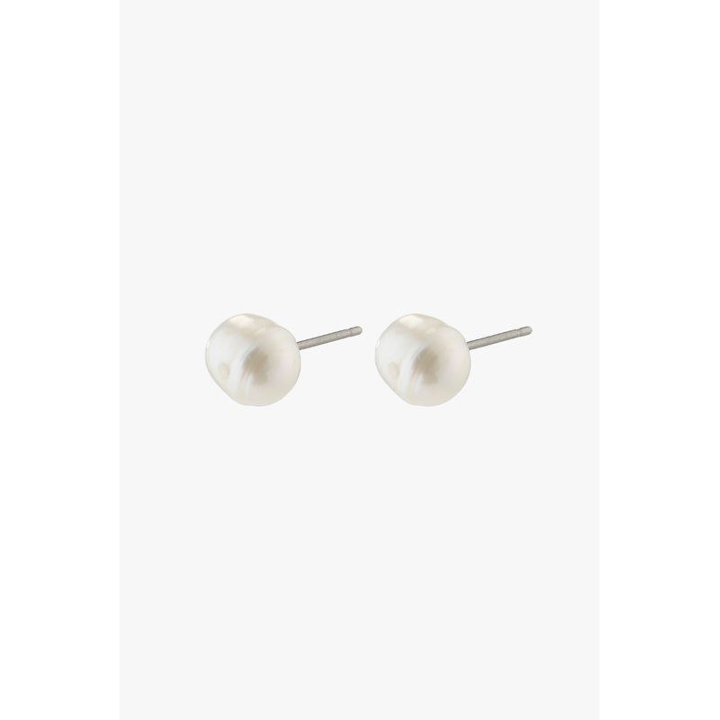 Emory Freshwater Pearl Stud Gold Plated Earrings
