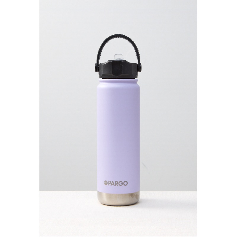 Insulated Love Lilac 750ml with Straw Lid Bottle