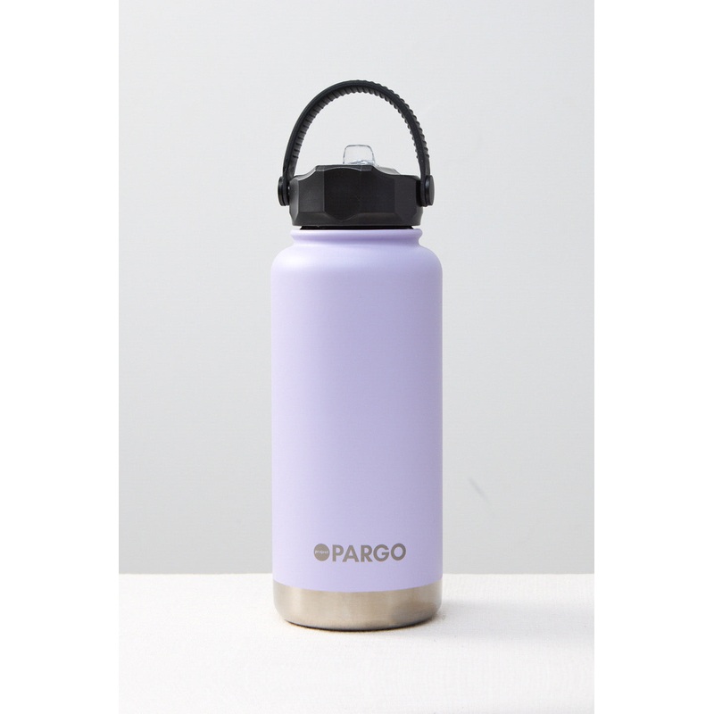 Insulated Love Lilac 950ml with Straw Lid Bottle